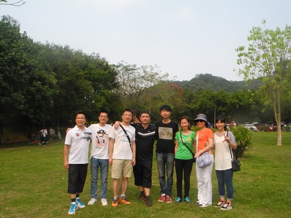 制造部2015年同沙生态公园15公里越野活动